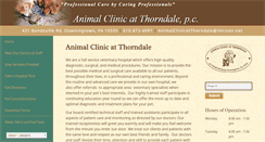 Desktop Screenshot of animalclinicatthorndale.com