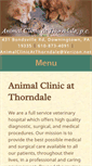 Mobile Screenshot of animalclinicatthorndale.com